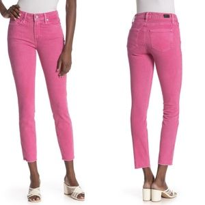 PAIGE Hoxton Raw Hem Ankle Jeans SZ 23